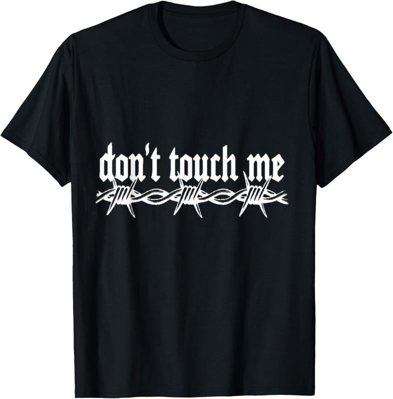 100% Cotton Don't Touch Me Barbed Wire Introvert Art Tattoo Style Gift T-Shirt Hoodie, Sweatshirt | PrintMintTees.com