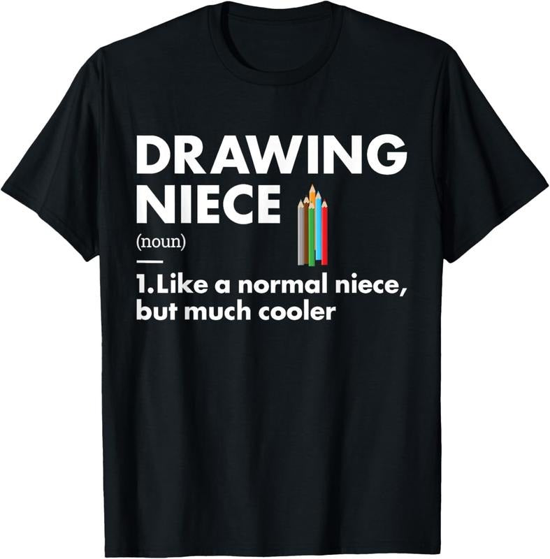 100% Cotton Drawer Niece Definition Drawing T-Shirt Hoodie Sweatshirt | PrintMintTees.com