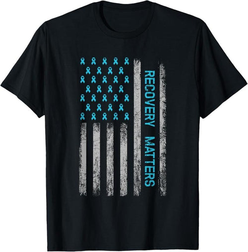 100% Cotton Drug Alcohol Addiction Recovery Warrior - American Flag T-Shirt Hoodie, Sweatshirt | PrintMintTees.com