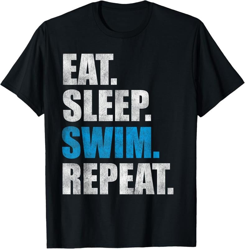 100% Cotton Eat Sleep Swim Repeat T-Shirts, Hoodie, Sweatshirt