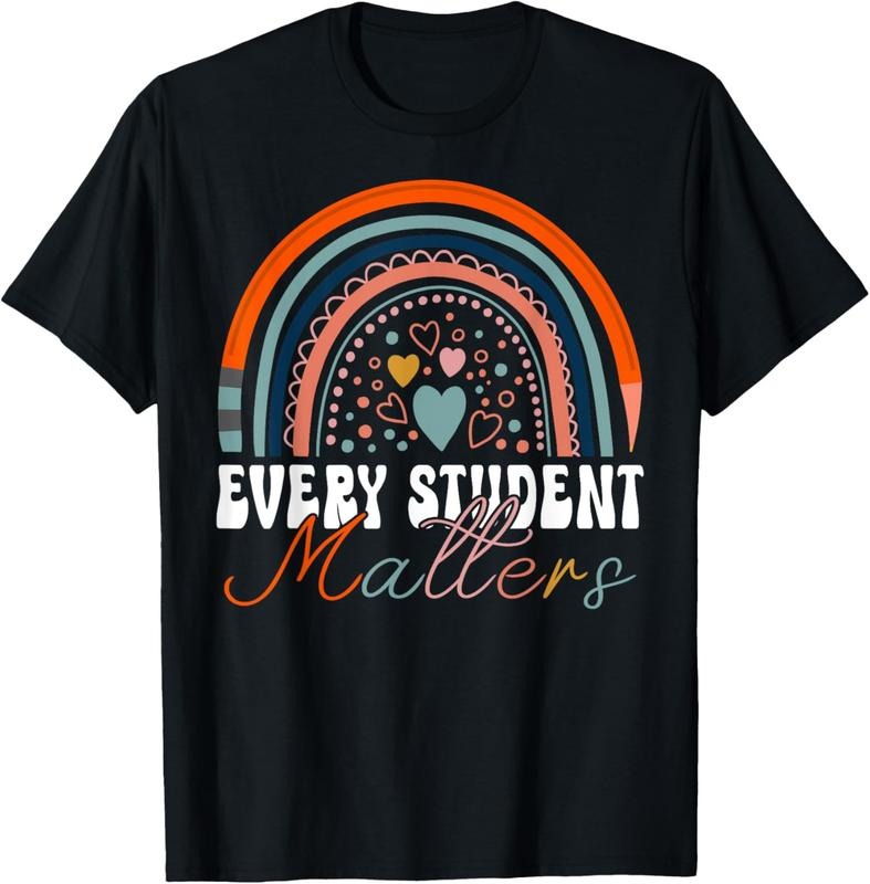 100% Cotton Every Student Matters Paraprofessional Support Teacher T-Shirt Hoodie Sweatshirt | PrintMintTees.com