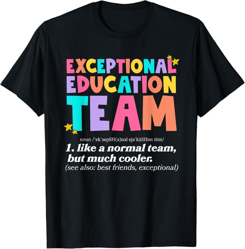 100% Cotton Exceptional Education Team SPED ESE Teacher Definition Quote T-Shirt Hoodie Sweatshirt | PrintMintTees.com