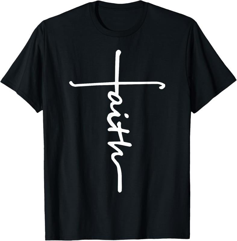 100% Cotton Faith Cross Quotes Christian Lion Luke for Men Women  T-Shirt Hoodie, Sweatshirt | PrintMintTees.com