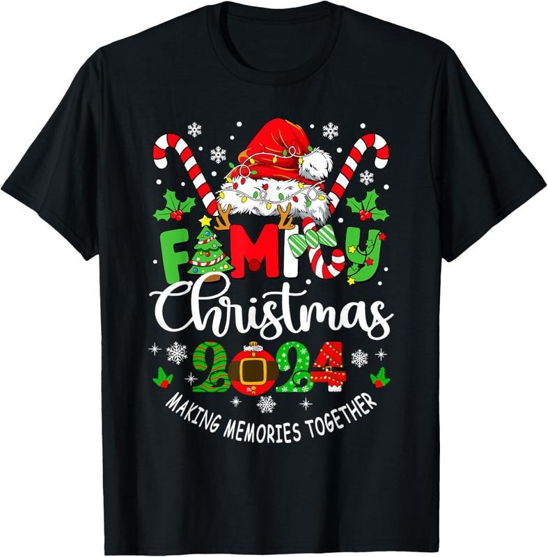 100% Cotton Family 2024 Matching Family Xmas T-Shirts, Hoodie, Sweatshirt