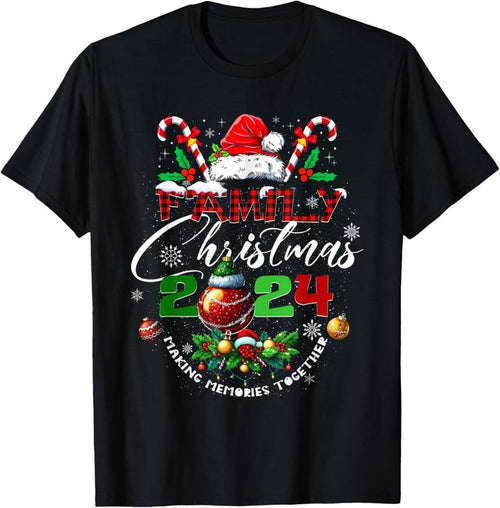 100% Cotton Family Christmas 2024 Matching Outfit Xmas Squad Santa Group T-Shirtstyle{n002}2 Shirt Hoodie Sweatshirt