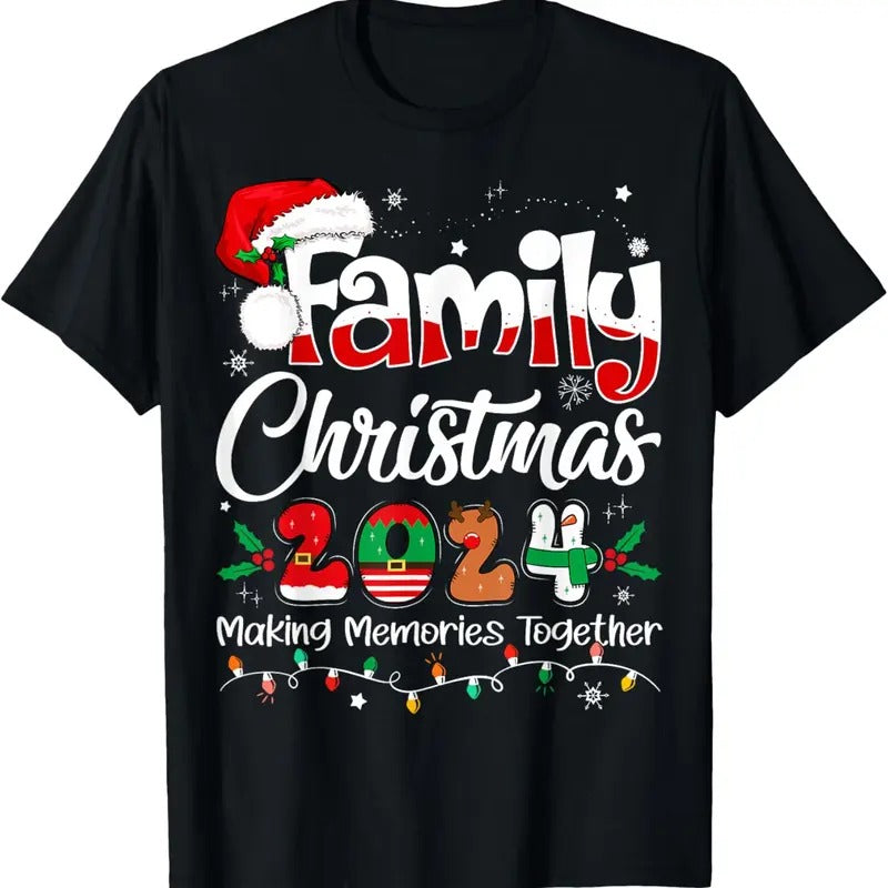 100% Cotton Family 2024 Matching Xmas Squad Santa T-Shirts, Hoodie, Sweatshirt