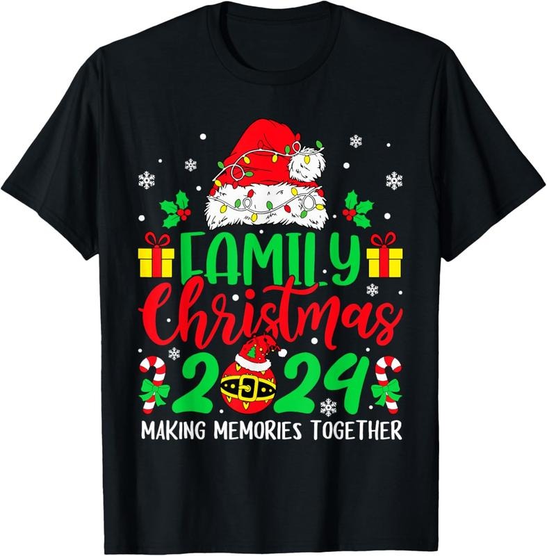 100% Cotton Family Christmas 2024 Matching Squad Santa Elf Funny Xmas Shirt T-Shirt Hoodie Sweatshirt | PrintMintTees.com