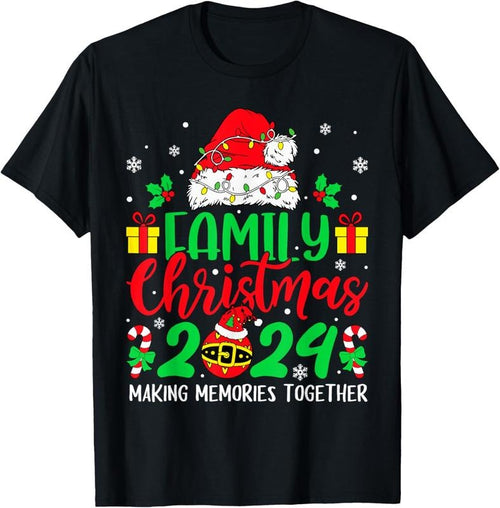 100% Cotton Family Christmas 2024 Matching Squad Santa Elf Funny Xmas Shirt T-Shirt Hoodie Sweatshirt | PrintMintTees.com