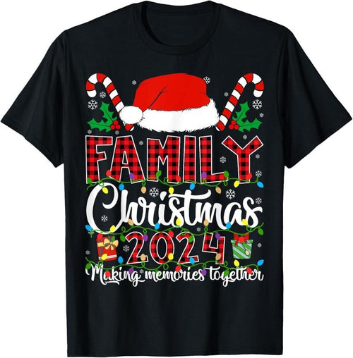 100% Cotton Family Christmas 2024 Matching Squad Santa Women Men T-Shirt Hoodie Sweatshirt | PrintMintTees.com