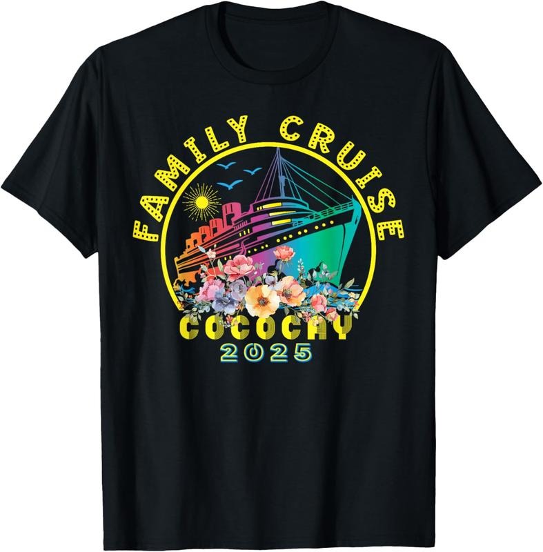 100% Cotton Family Cruise 2025 Coco Cay Bahamas Matching Family Vacation T-Shirt Hoodie Sweatshirt | PrintMintTees.com