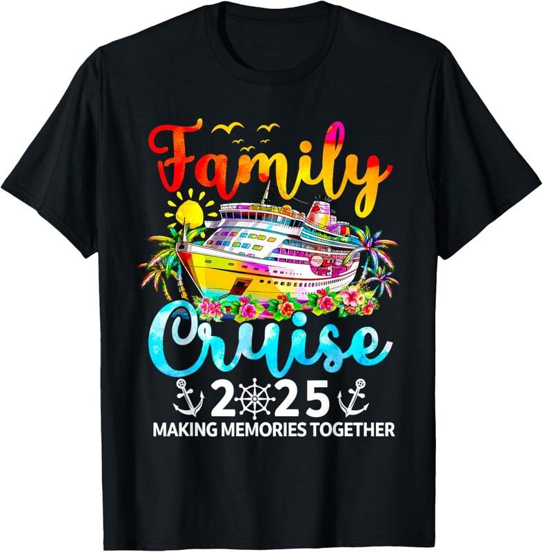 100% Cotton Family Cruise 2025 Family Vacation Matching 2025 T-Shirts, Hoodie, Sweatshirt