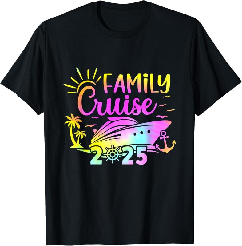 100% Cotton Family Cruise 2025 Family Vacation Matching for Cruise 2025 T-Shirt Hoodie Sweatshirt | PrintMintTees.com