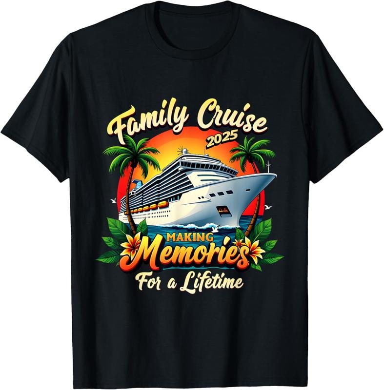 100% Cotton Family Cruise 2025 Making Memories For A Lifetime Cruise T-Shirt Hoodie, Sweatshirt | PrintMintTees.com