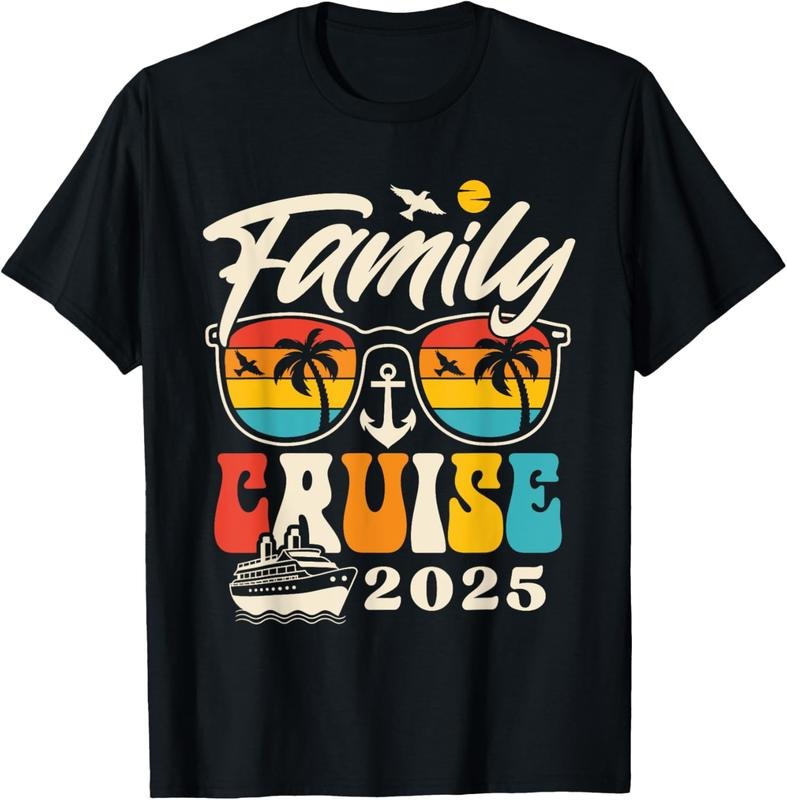 100% Cotton Family Cruise 2025 Vacation Trip Crew Family Matching Group T-Shirt Hoodie Sweatshirt | PrintMintTees.com