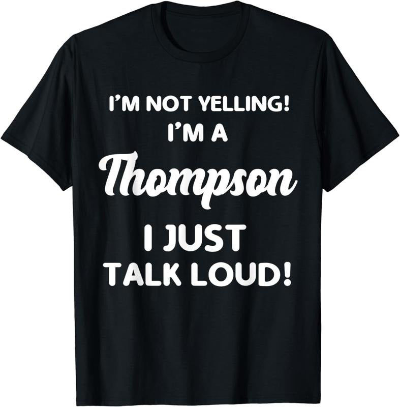 [100% Cotton]Family Surname Thompson Funny Reunion Last Name Tag T-Shirt Hoodie Sweatshirt | PrintMintTees.com
