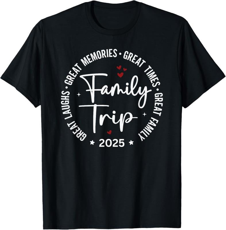 100% Cotton Family Trip Vacation 2025 Matching Group T-Shirt Hoodie, Sweatshirt | PrintMintTees.com