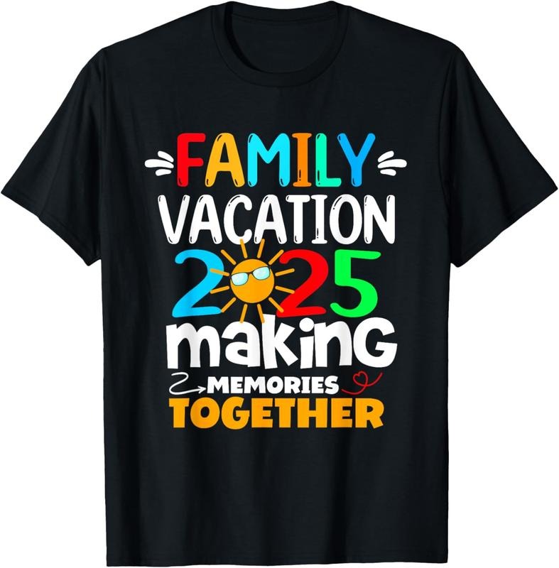 100% Cotton Family Vacation 2025 Funny Trip Making Memories Matching Shirt Hoodie Sweatshirt
