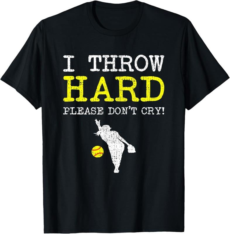 100% Cotton Fastpitch Softball Pitcher Funny T-Shirt Hoodie Sweatshirt | PrintMintTees.com
