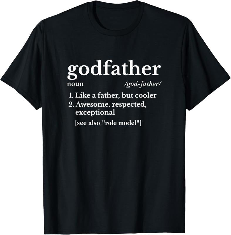 100% Cotton Fathers Day Gift For Godfather Gifts From God T-Shirt Hoodie, Sweatshirt | PrintMintTees.com