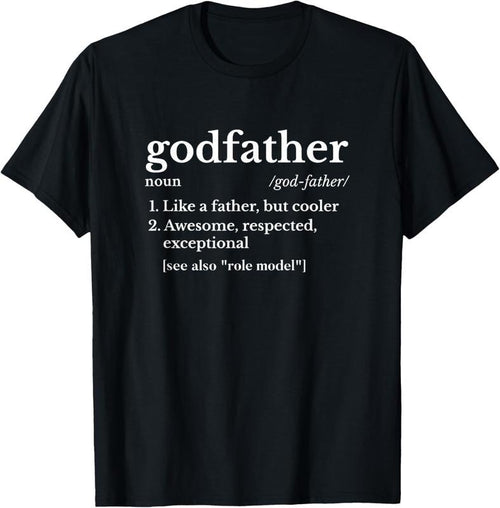 100% Cotton Fathers Day Gift For Godfather Gifts From God T-Shirt Hoodie, Sweatshirt | PrintMintTees.com