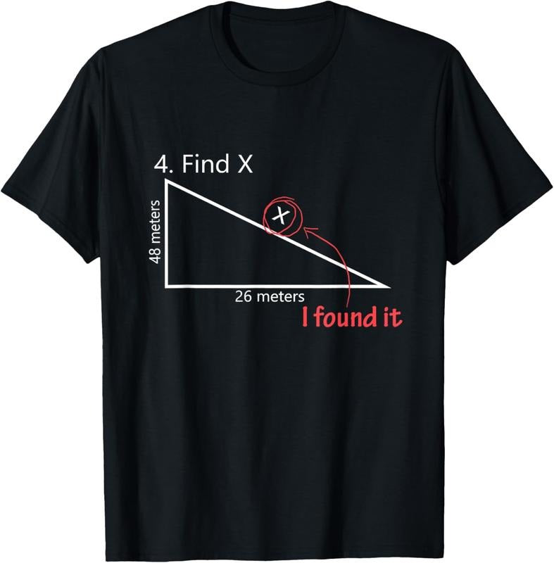 100% Cotton Find X Math Teacher Graphic Sarcastic Gift Novelty Dad Joke T-Shirt Hoodie Sweatshirt | PrintMintTees.com