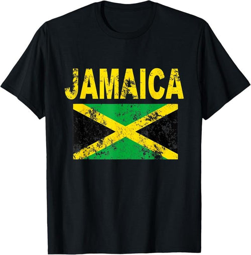100% Cotton Flag Jamaica T-Shirt Cool Jamaican Flags Men Women Gift Tee T-Shirt Hoodie Sweatshirt | PrintMintTees.com