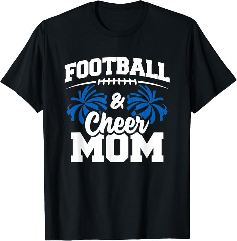 100% Cotton Football Cheer Mom High School Cheerleader Cheerleading T-Shirts, Hoodie, Sweatshirt