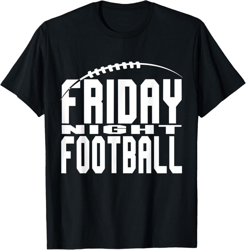 [100% Cotton]Friday Night Football High School Football Tee Shirt Hoodie Sweatshirt | PrintMintTees.com