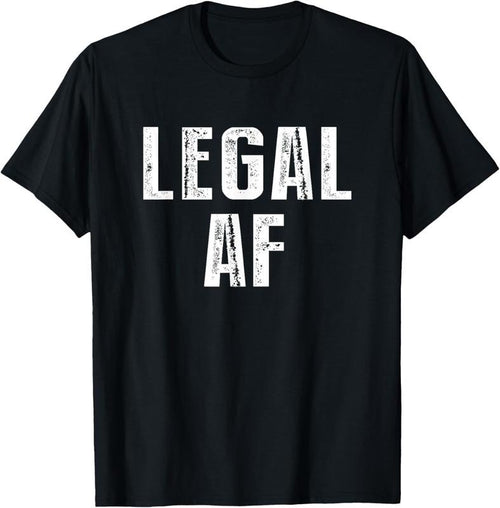 100% Cotton Funny 21st Birthday Gift Legal AF 21 Years Old T-Shirt Hoodie Sweatshirt | PrintMintTees.com