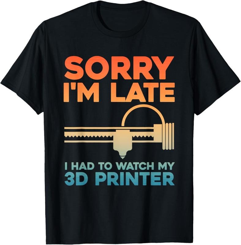 100% Cotton Funny 3D Printing For Men Women Machine 3D Printer Lovers T-Shirt Hoodie Sweatshirt | PrintMintTees.com