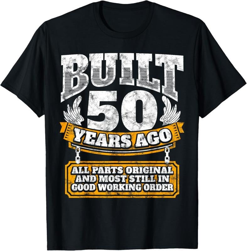 100% Cotton Funny 50th Birthday B-Day Gift Saying Age 50 Year Joke T-Shirt Hoodie, Sweatshirt | PrintMintTees.com