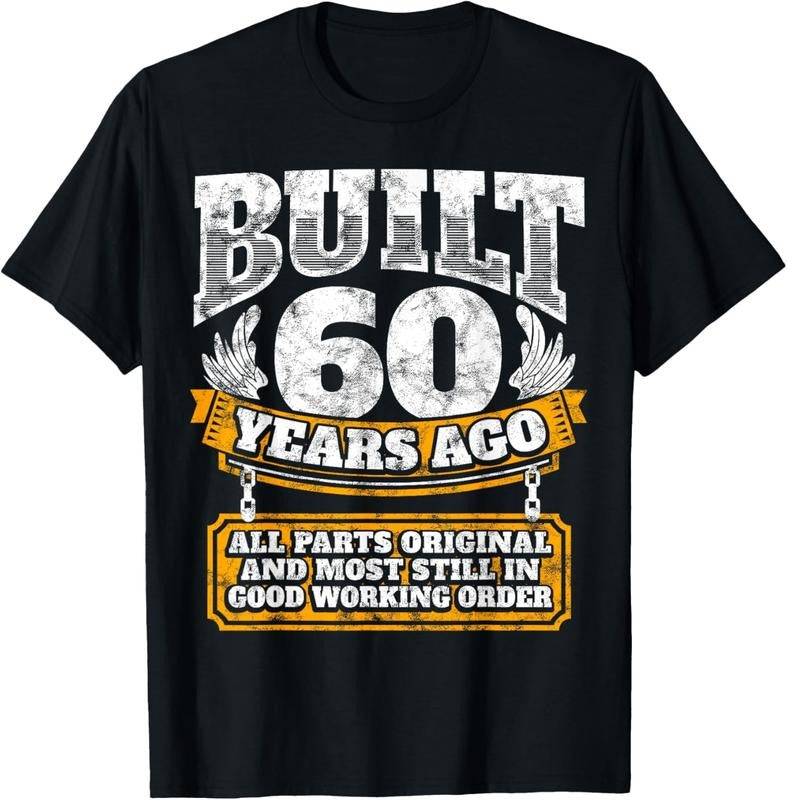 100% Cotton Funny 60th B Day Saying Age 60 Year Joke T-Shirts, Hoodie, Sweatshirt