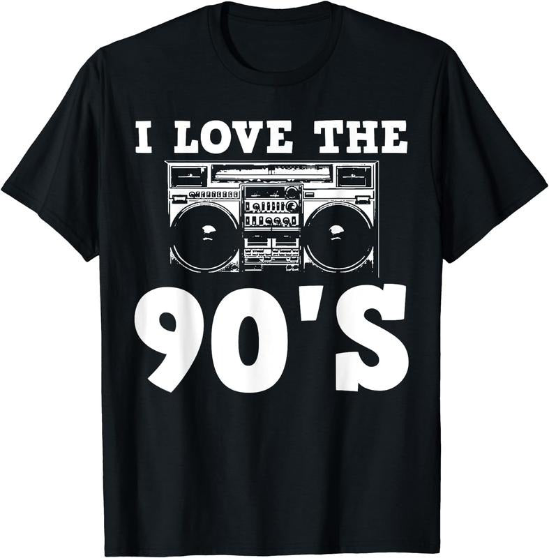 [100% Cotton]Funny 90's Women Men T-Shirt Black Hoodie Sweatshirt | PrintMintTees.com