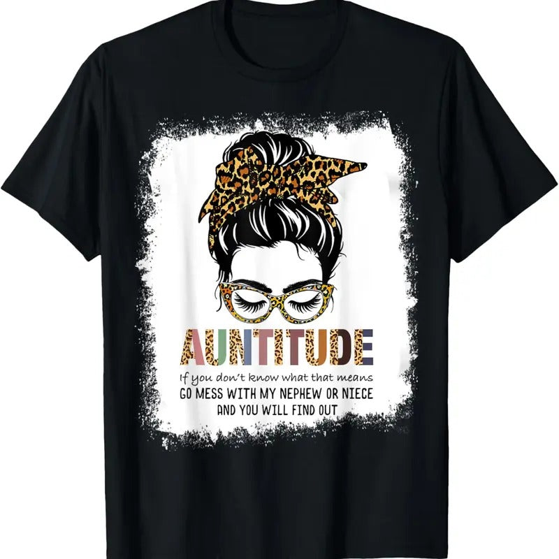 100% Cotton Funny Aunt for Women Dont mess with My Nephew or Niece T-Shirt Hoodie Sweatshirt | PrintMintTees.com