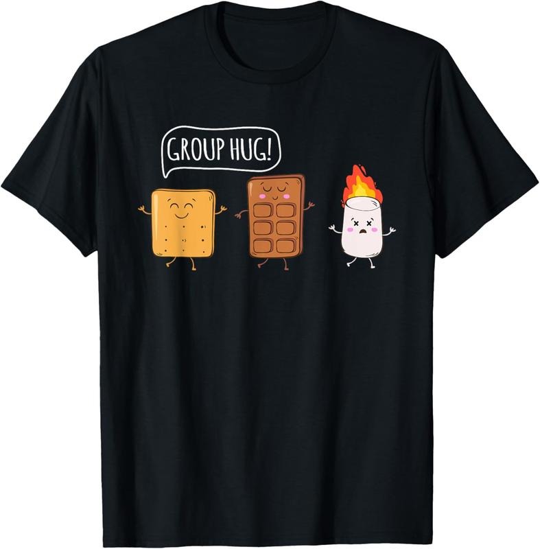 100% Cotton Funny Camping Roasting Bonfire Adventure T-Shirt Hoodie Sweatshirt | PrintMintTees.com