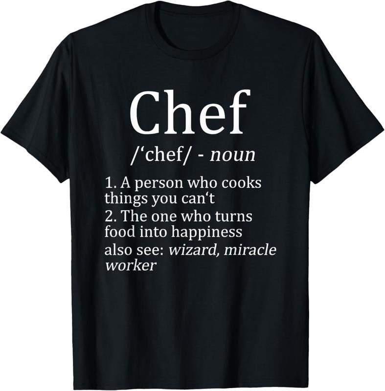 100% Cotton Funny Chef Definition Cooking Kitchen Gift: Mens & Womens T-Shirt Hoodie Sweatshirt | PrintMintTees.com