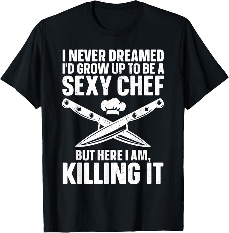 100% Cotton Funny Chef Design For Men Women Cooking Culinary Cook Chef T-Shirt Hoodie, Sweatshirt | PrintMintTees.com