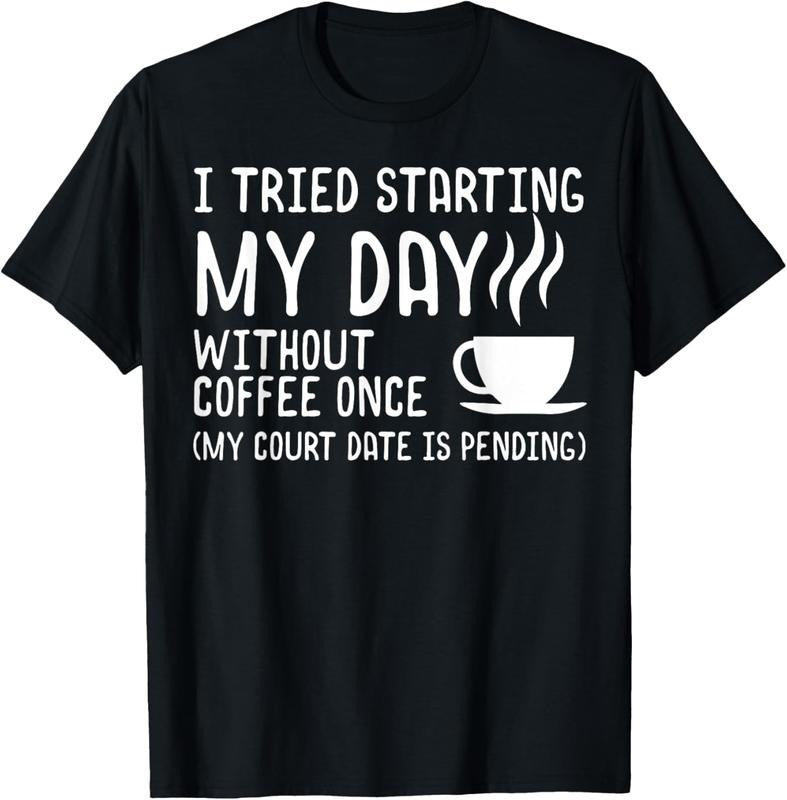100% Cotton Funny Coffee Shirt Day without Coffee Womens Coffee T-Shirt Hoodie Sweatshirt | PrintMintTees.com