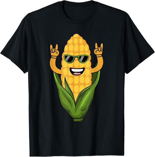 100% Cotton Funny Corn Design For Men Women Sweet Corn On The Cob Lovers T-Shirt Hoodie Sweatshirt | PrintMintTees.com