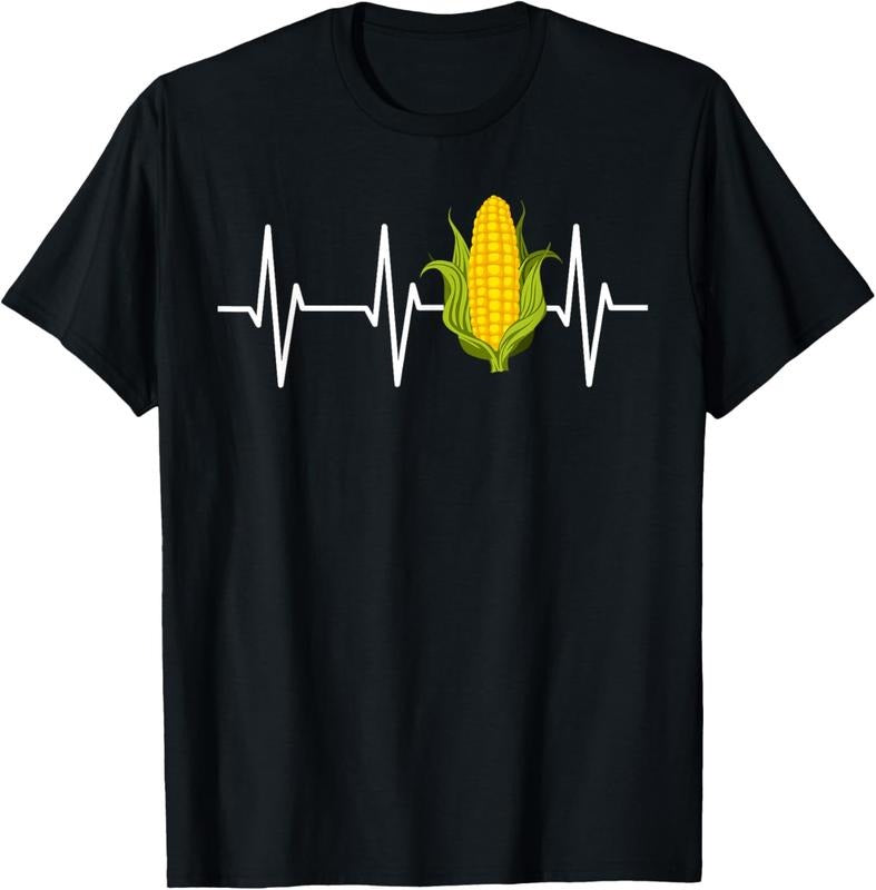 100% Cotton Funny Corn On The Cob Designs For Men Women Food Farmers T-Shirt Hoodie Sweatshirt | PrintMintTees.com