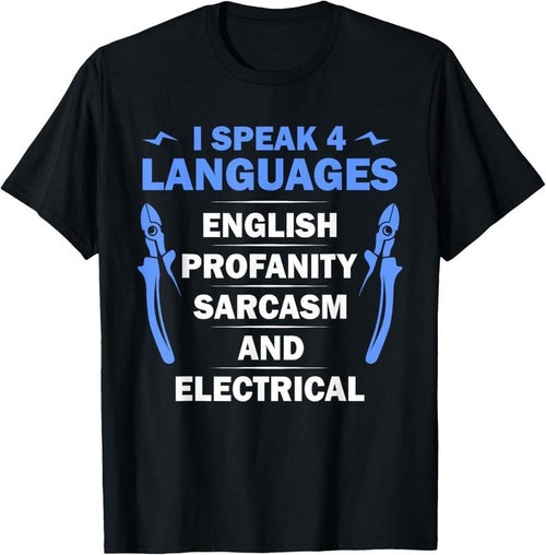 100% Cotton Funny Electrician Art Men Women Electrical Engineer Humor T-Shirt Hoodie Sweatshirt | PrintMintTees.com