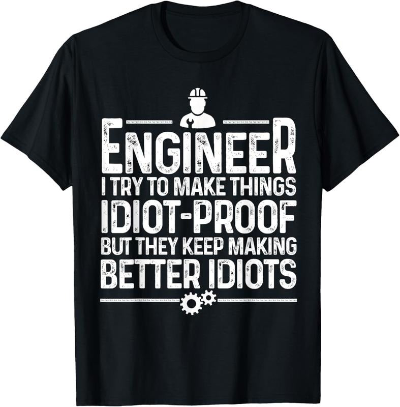 100% Cotton Funny Engineer Gift For Men Women Cool Engineering Mechanic T-Shirt Hoodie, Sweatshirt | PrintMintTees.com