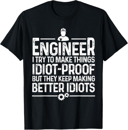 100% Cotton Funny Engineer Gift For Men Women Cool Engineering Mechanic T-Shirt Hoodie, Sweatshirt | PrintMintTees.com