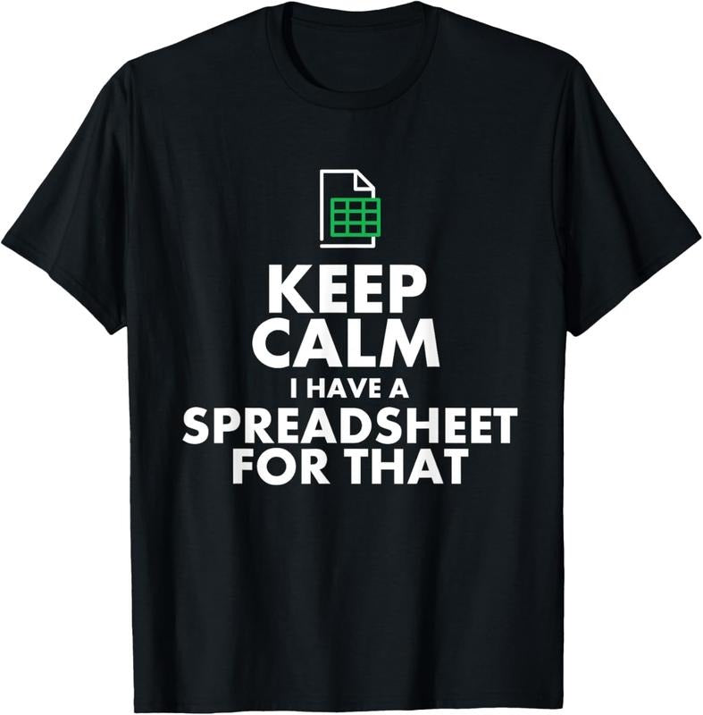 100% Cotton Funny Excel Spreadsheets Lover Accountant T-Shirts, Hoodie, Sweatshirt