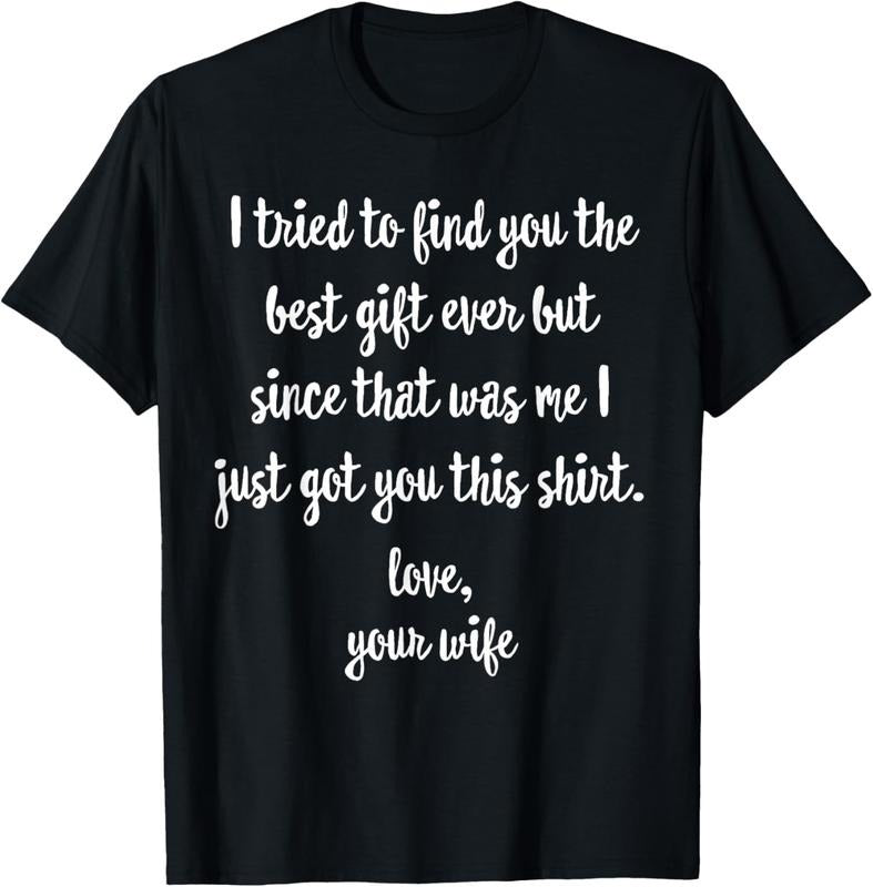 100% Cotton Funny Father's Day or Birthday Gift from Wife to Husband T-Shirt Hoodie Sweatshirt | PrintMintTees.com
