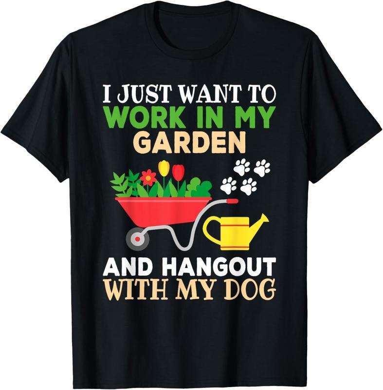100% Cotton Funny Gardening Dog Lover Gardener Garden Plants T-Shirts, Hoodie, Sweatshirt