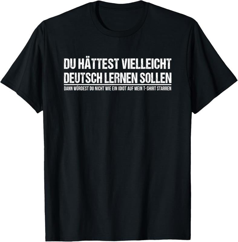 100% Cotton Funny German Speaker Shirt Deutschland Quote Gift T-Shirt Hoodie Sweatshirt | PrintMintTees.com