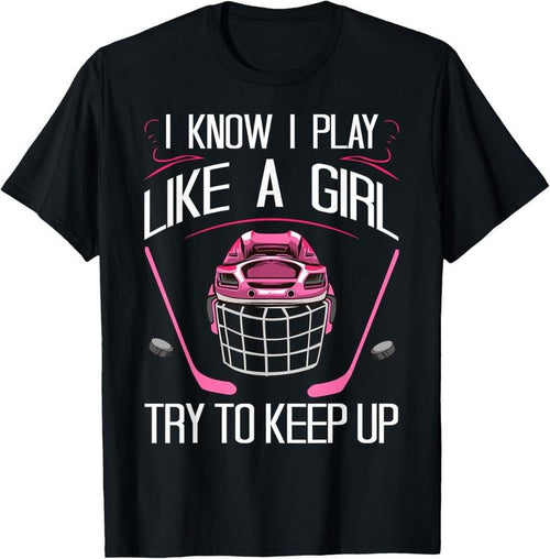 100% Cotton Funny Girls Hockey Designs For Women Field Hockey Novelty T-Shirt Hoodie, Sweatshirt | PrintMintTees.com
