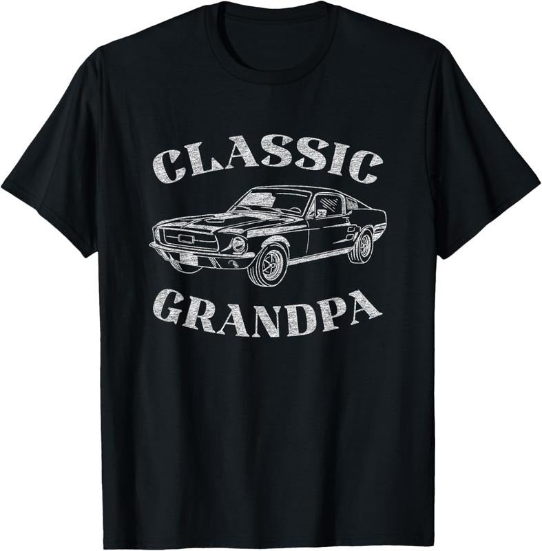 100% Cotton Funny Grandpa Classic Car T-Shirts, Hoodie, Sweatshirt