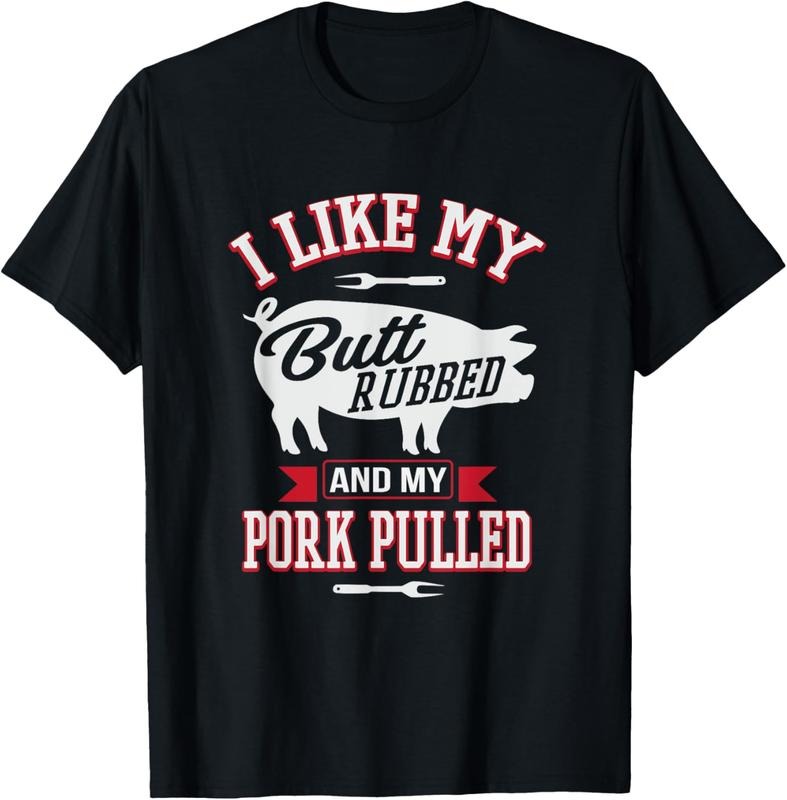 100% Cotton Funny Grilling BBQ T-Shirt Pork Rub BBQ Lover Gifts T-Shirt Hoodie, Sweatshirt | PrintMintTees.com